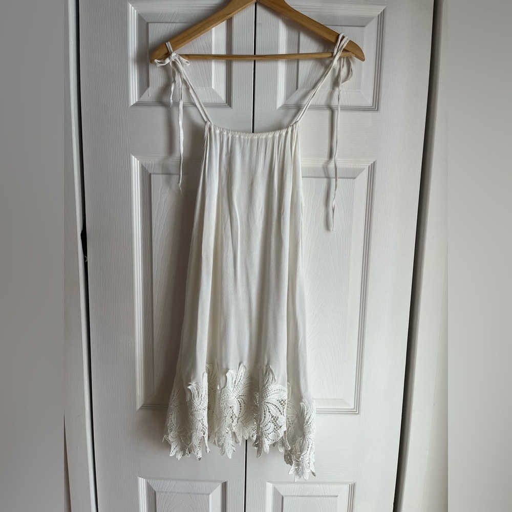 Vintage White Beach Dress - Picture 3 of 15